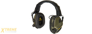 EARMOR M31 ELECTRONIC HEARING HEADPHONES W/ NATO INPUT - FOLIAGE GREEN