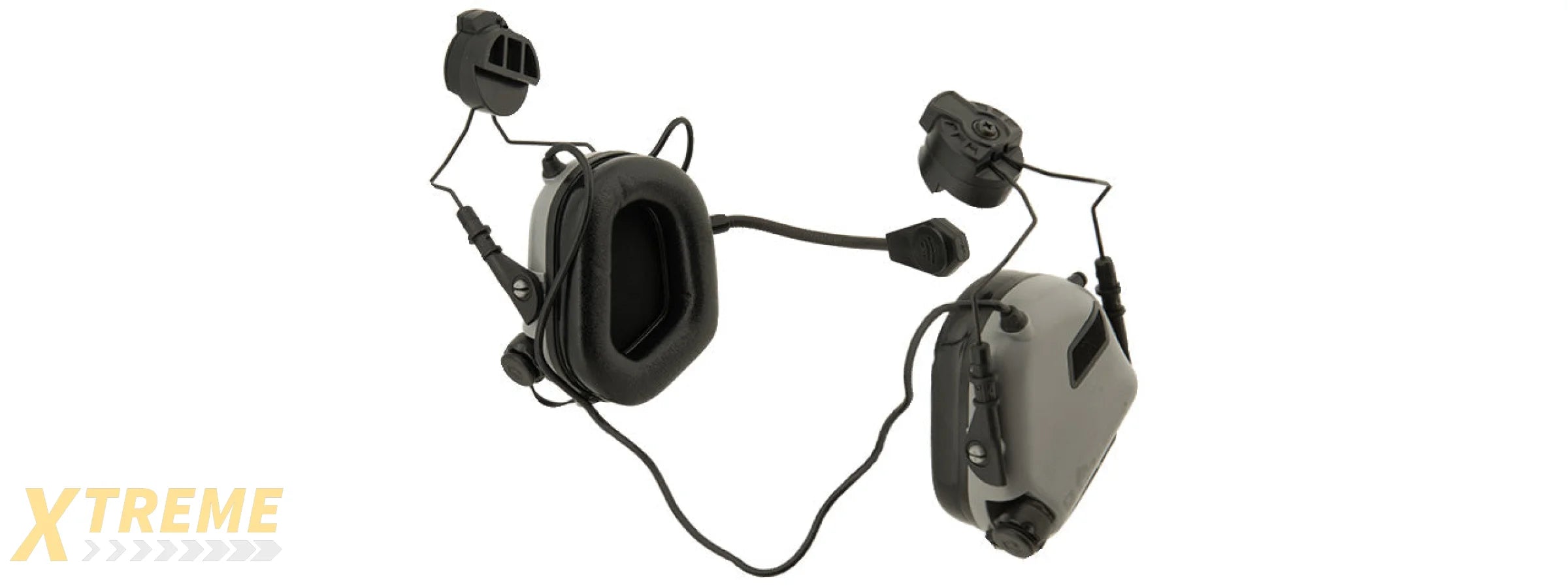 Earmor M32H MOD3 Tactical Communication Hearing Protector for FAST Helmet (GRAY)