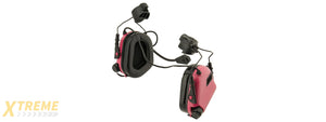 Earmor M32H MOD3 Tactical Communication Hearing Protector for FAST Helmet (PINK)
