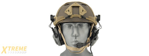 Earmor M32H MOD3 Tactical Communication Hearing Protector for FAST Helmet (GRAY)