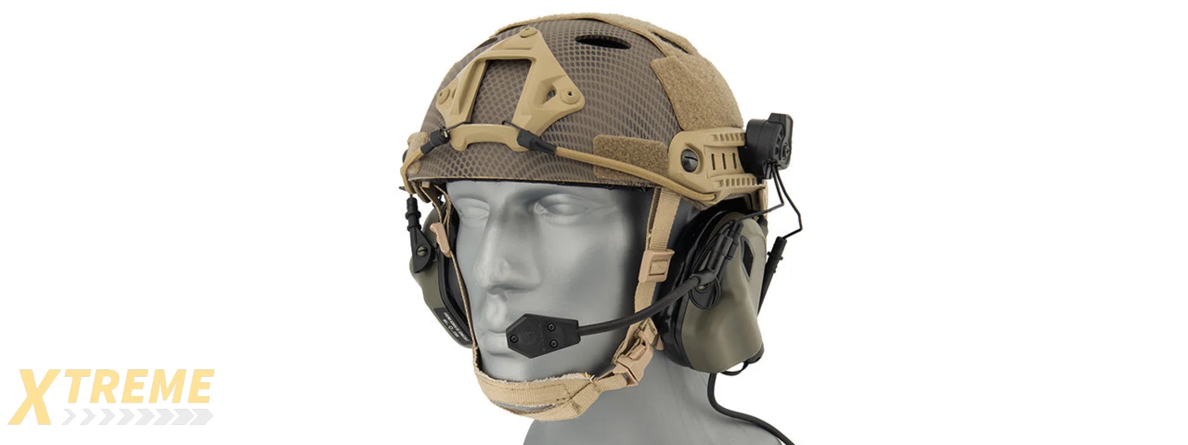Earmor M32H MOD3 Tactical Communication Hearing Protector for FAST Helmet (FOLIAGE GREEN)