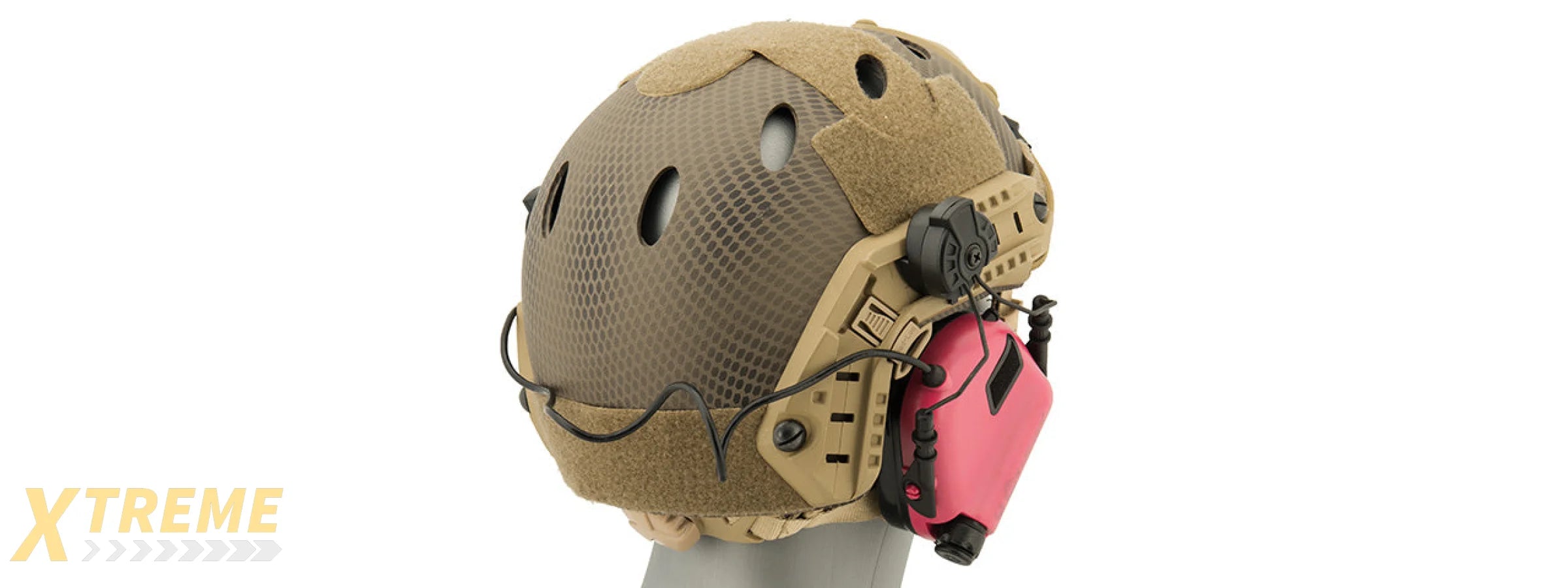 Earmor M32H MOD3 Tactical Communication Hearing Protector for FAST Helmet (PINK)