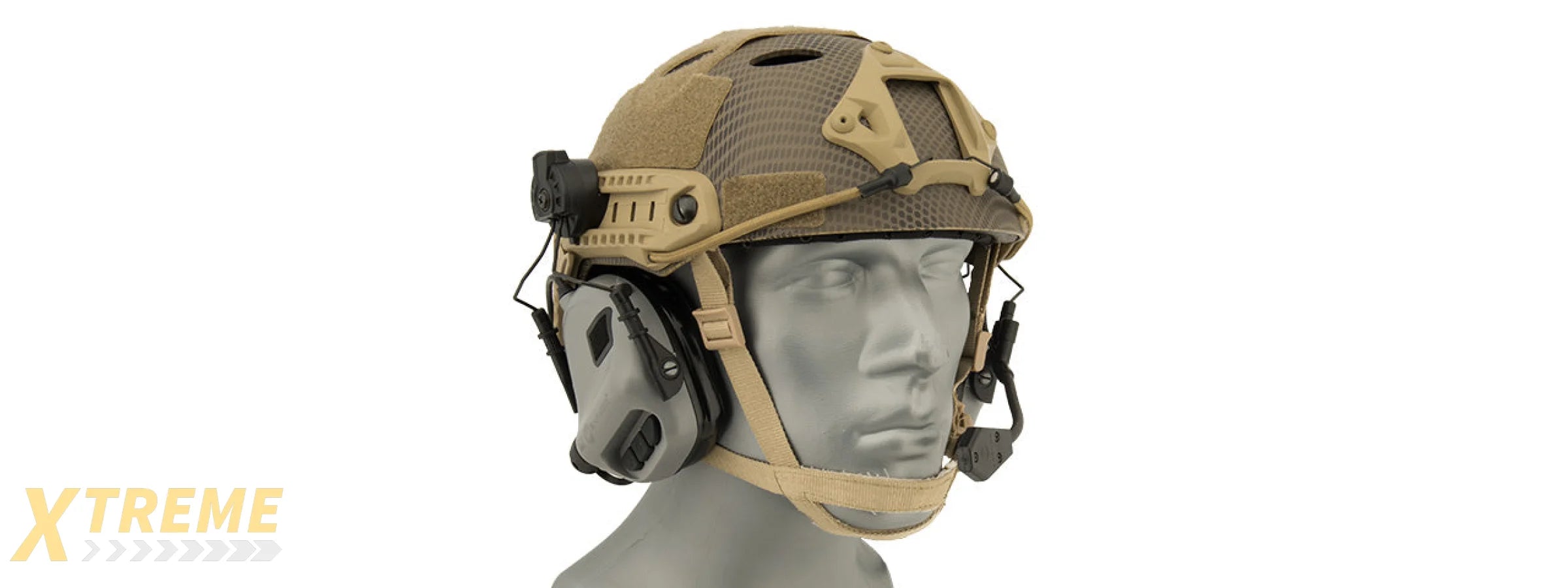 Earmor M32H MOD3 Tactical Communication Hearing Protector for FAST Helmet (GRAY)