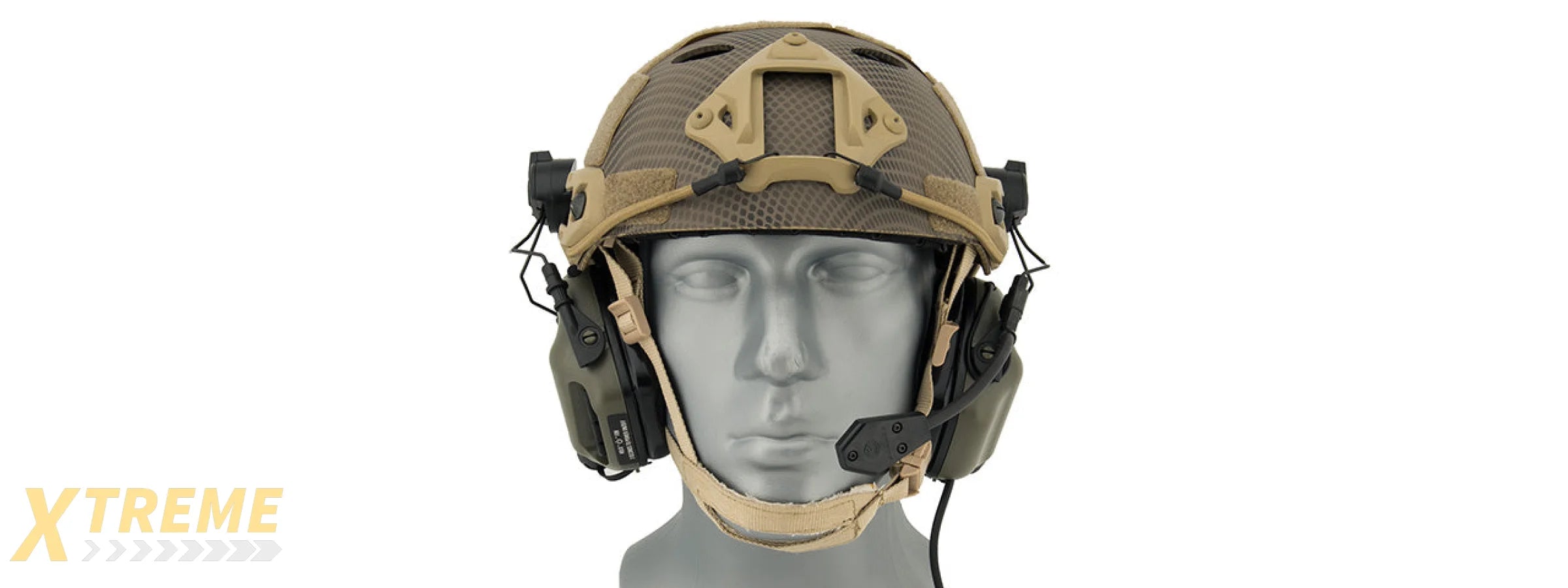 Earmor M32H MOD3 Tactical Communication Hearing Protector for FAST Helmet (FOLIAGE GREEN)