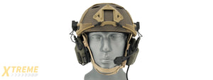 Earmor M32H MOD3 Tactical Communication Hearing Protector for FAST Helmet (FOLIAGE GREEN)