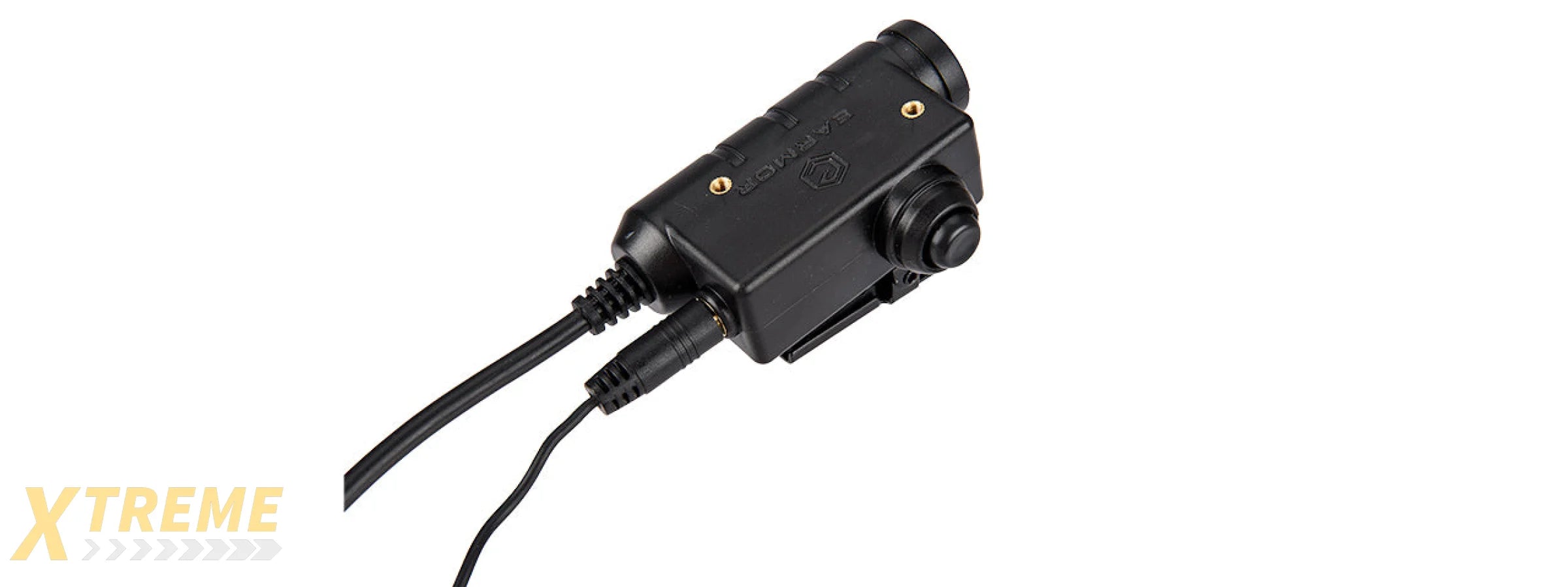 EARMOR TACTICAL POLYMER MOUNTED FINGER PTT - BLACK