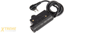 EARMOR TACTICAL PTT ADAPTER - MOTOROLA DOUBLE PIN VERSION