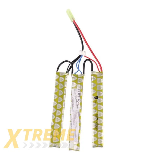 EF 11.1V LIPO 1200 MAH 15C TRI-PANEL BATTERY W/TAMIYA CONECT