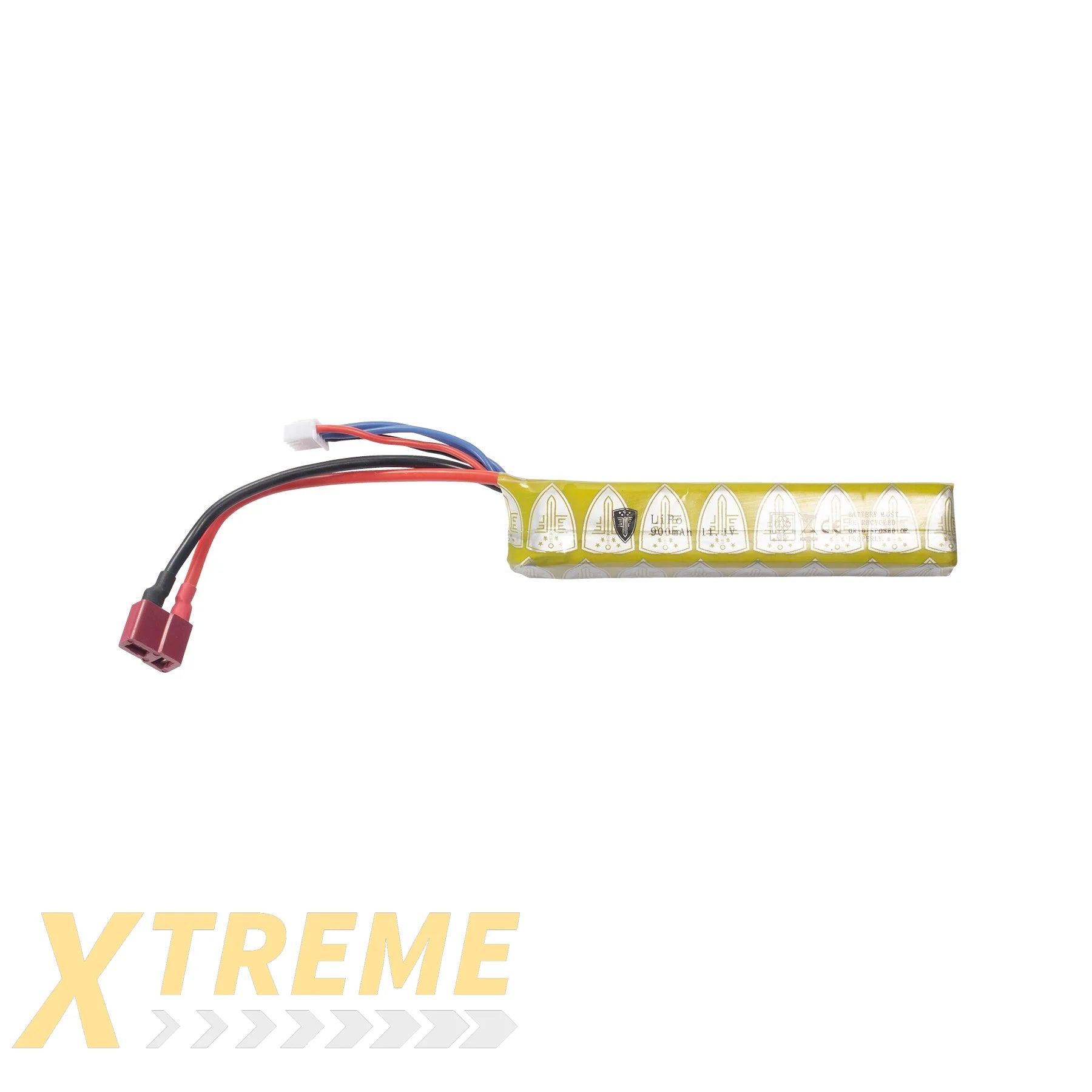 EF 111V LIPO 900 MAH 15C STICK BATTERY DEANS WIRED-FEMALE - Elite Force Consumables
