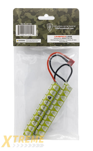 EF 9.6V NiMH 1600 mAh Nunchuck Battery (w/Deans Connector) - Elite Force Consumables
