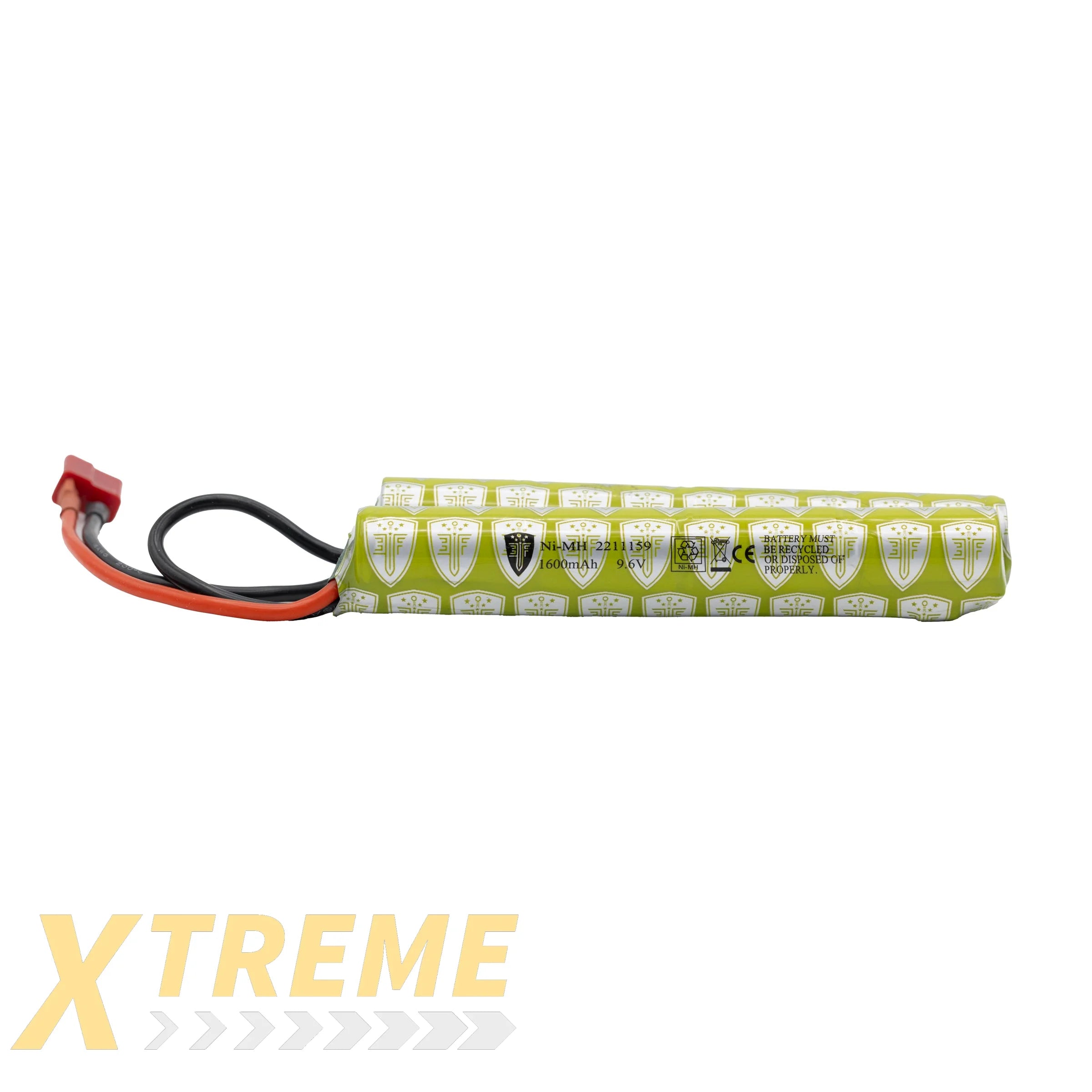 EF 9.6V NiMH 1600 mAh Nunchuck Battery (w/Deans Connector) - Elite Force Consumables