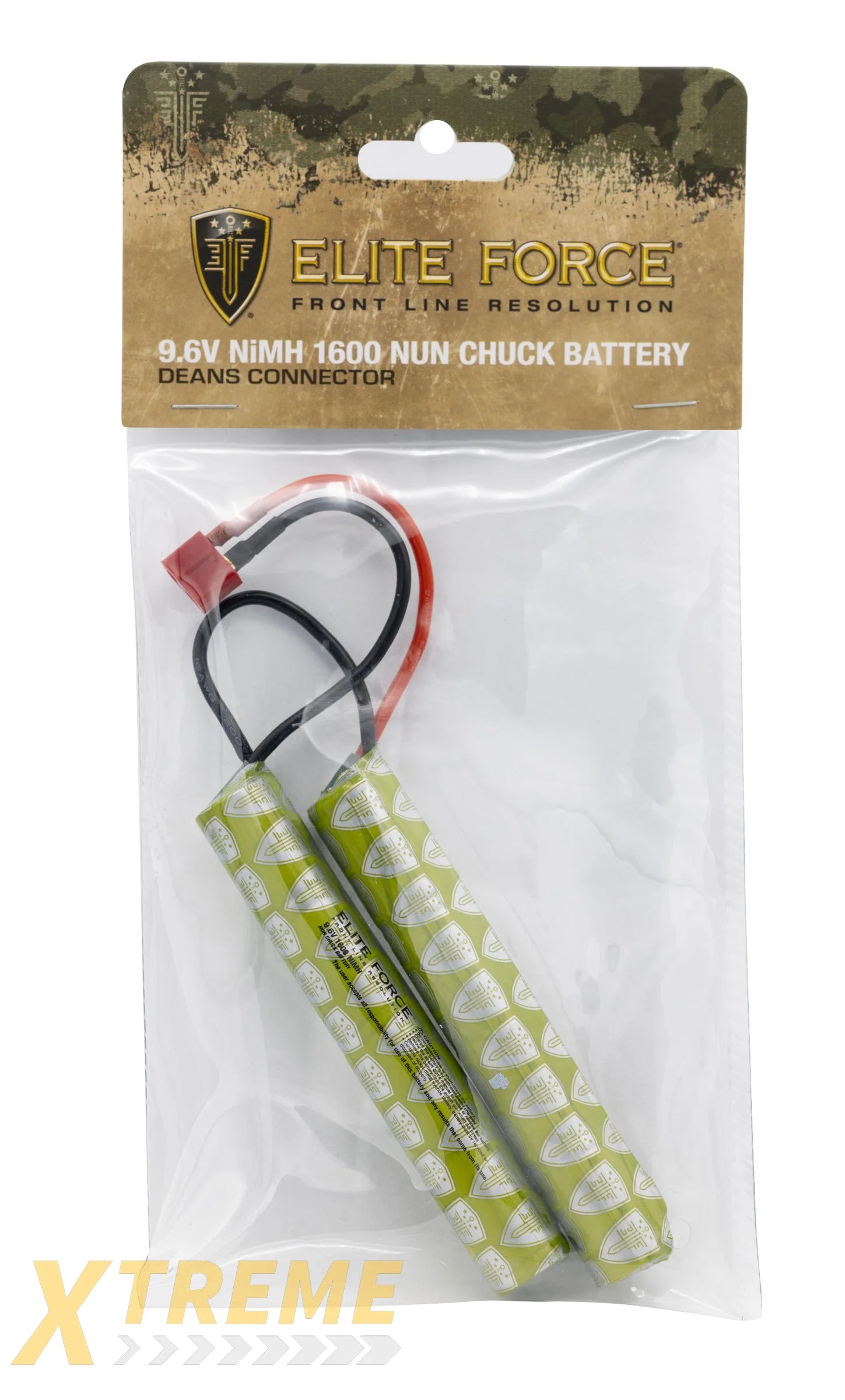 EF 9.6V NiMH 1600 mAh Nunchuck Battery (w/Deans Connector) - Elite Force Consumables