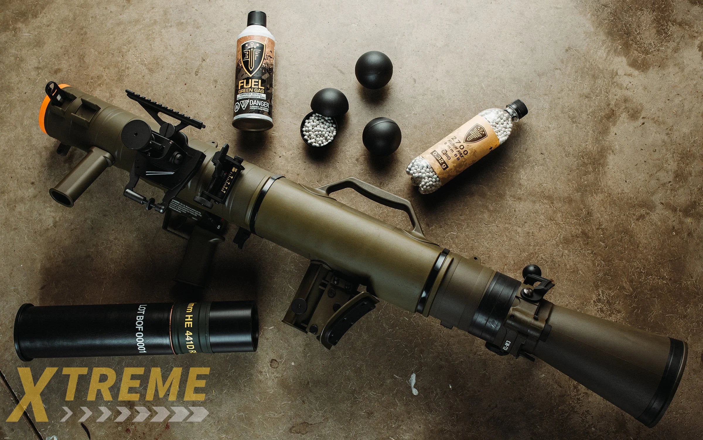 Elite Force M3 MAAWS CARL GUSTAF Green Gas GBB Airsoft Launcher - (65MM)