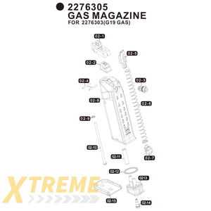 EF MAG REBUILD KIT FOR 2276305 - GLOCK GAS BLOWBACK - Pistols