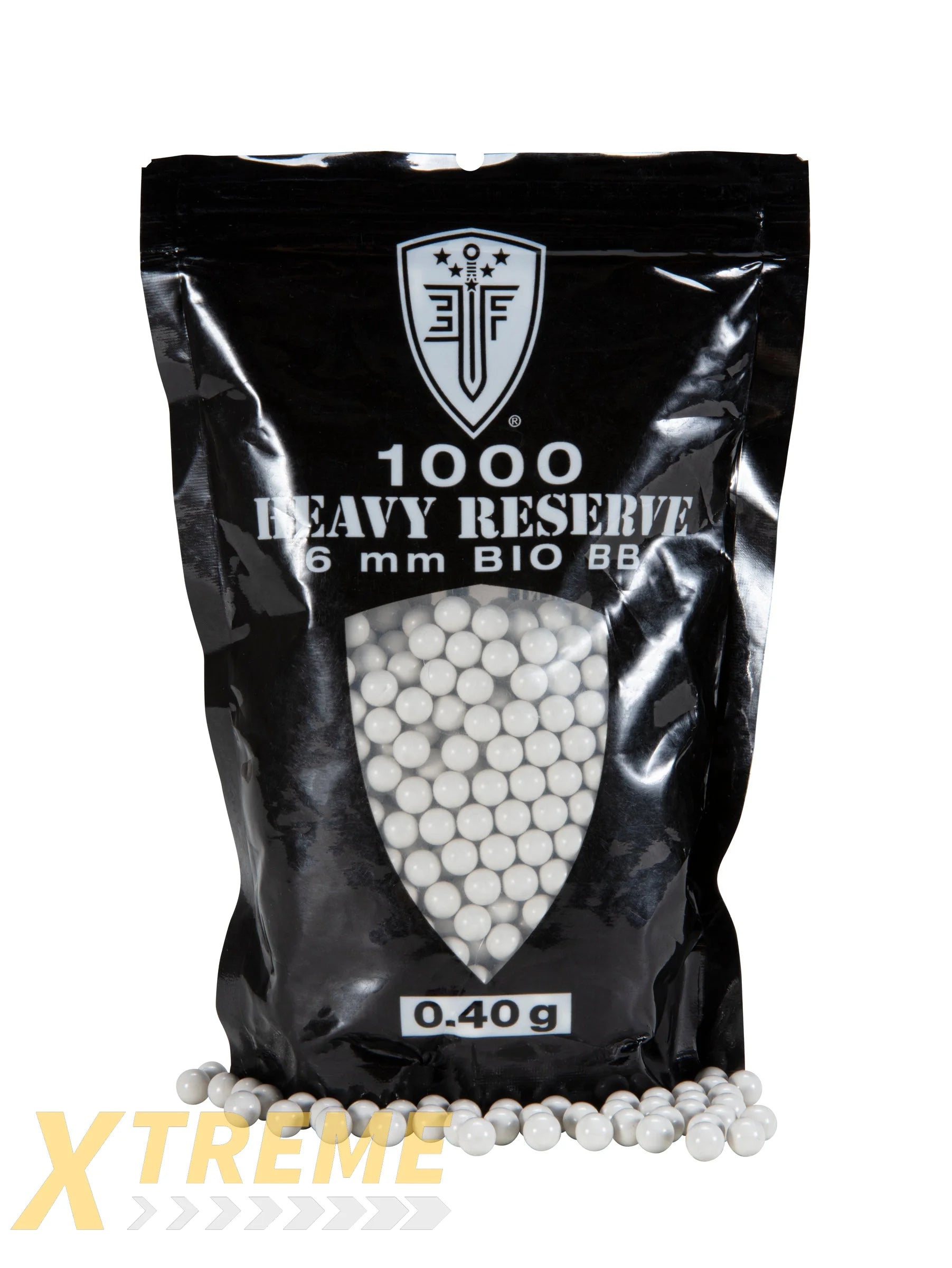 EF MILSIM HEAVY RESERVE BIO BB’S-40G-1000 CT-WHITE - Elite Force BBs -(Bottle)