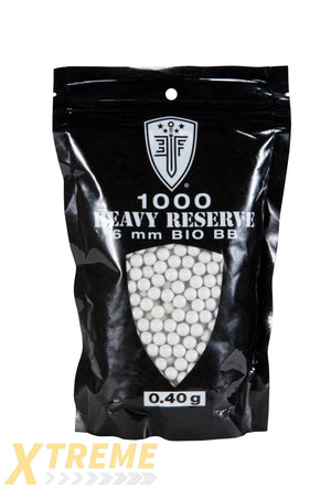 EF MILSIM HEAVY RESERVE BIO BB’S-40G-1000 CT-WHITE - Elite Force BBs -(Bottle)