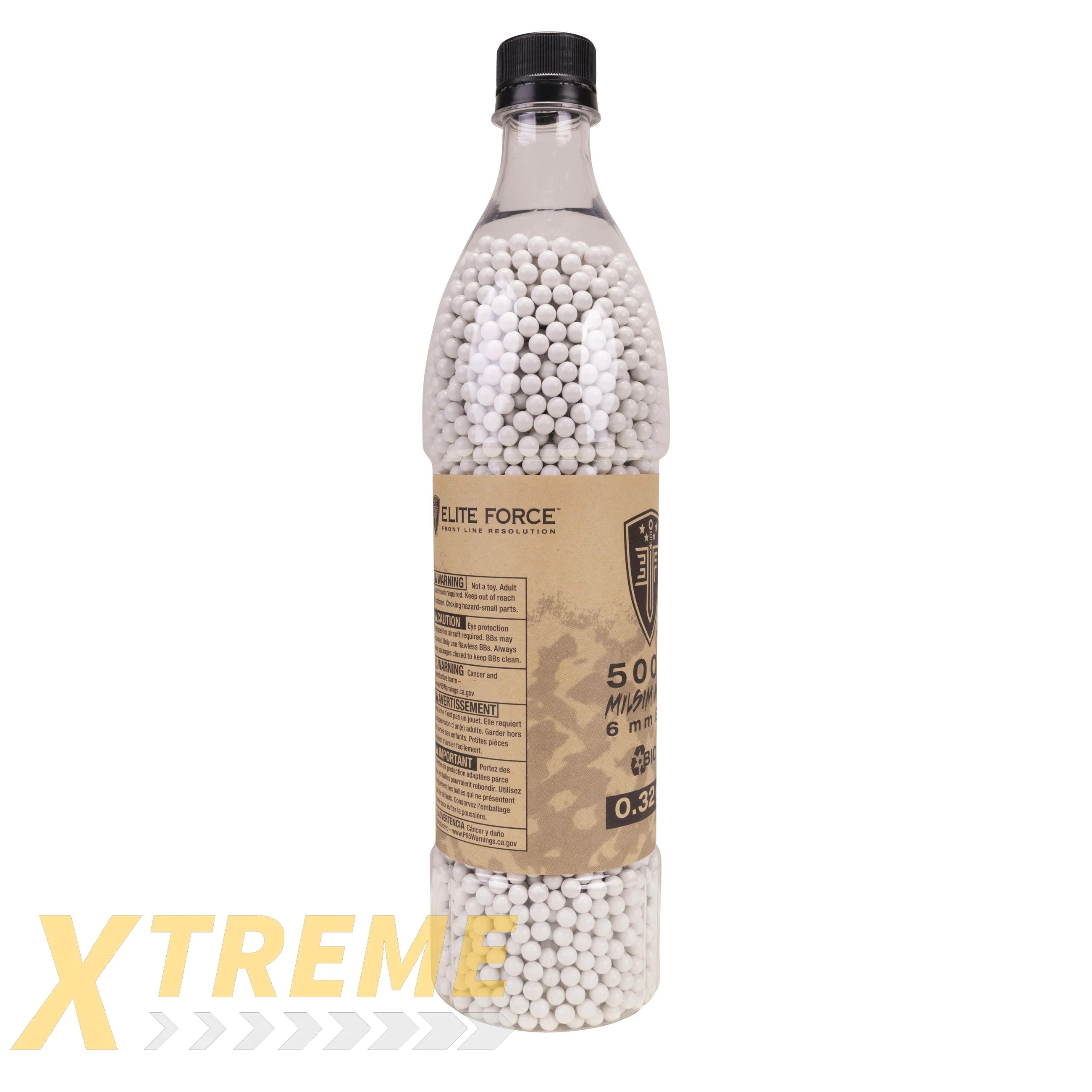 EF MilSim Max Bio BB-.32g-white-5000ct - Elite Force BBs -(Bottle)