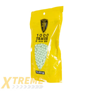 EF TRACER BB’S-20G-LIGHT GREEN-1000 CT - Elite Force BBs -(Bottle)