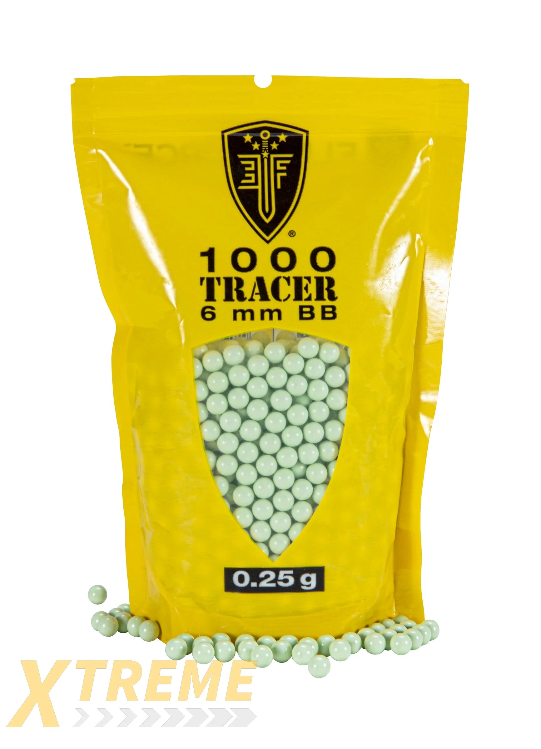 EF TRACER BB’S-25G-LIGHT GREEN-1000CT - Elite Force BBs -(Bottle)