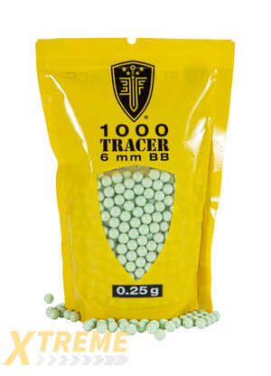 EF TRACER BB’S-25G-LIGHT GREEN-1000CT - Elite Force BBs -(Bottle)