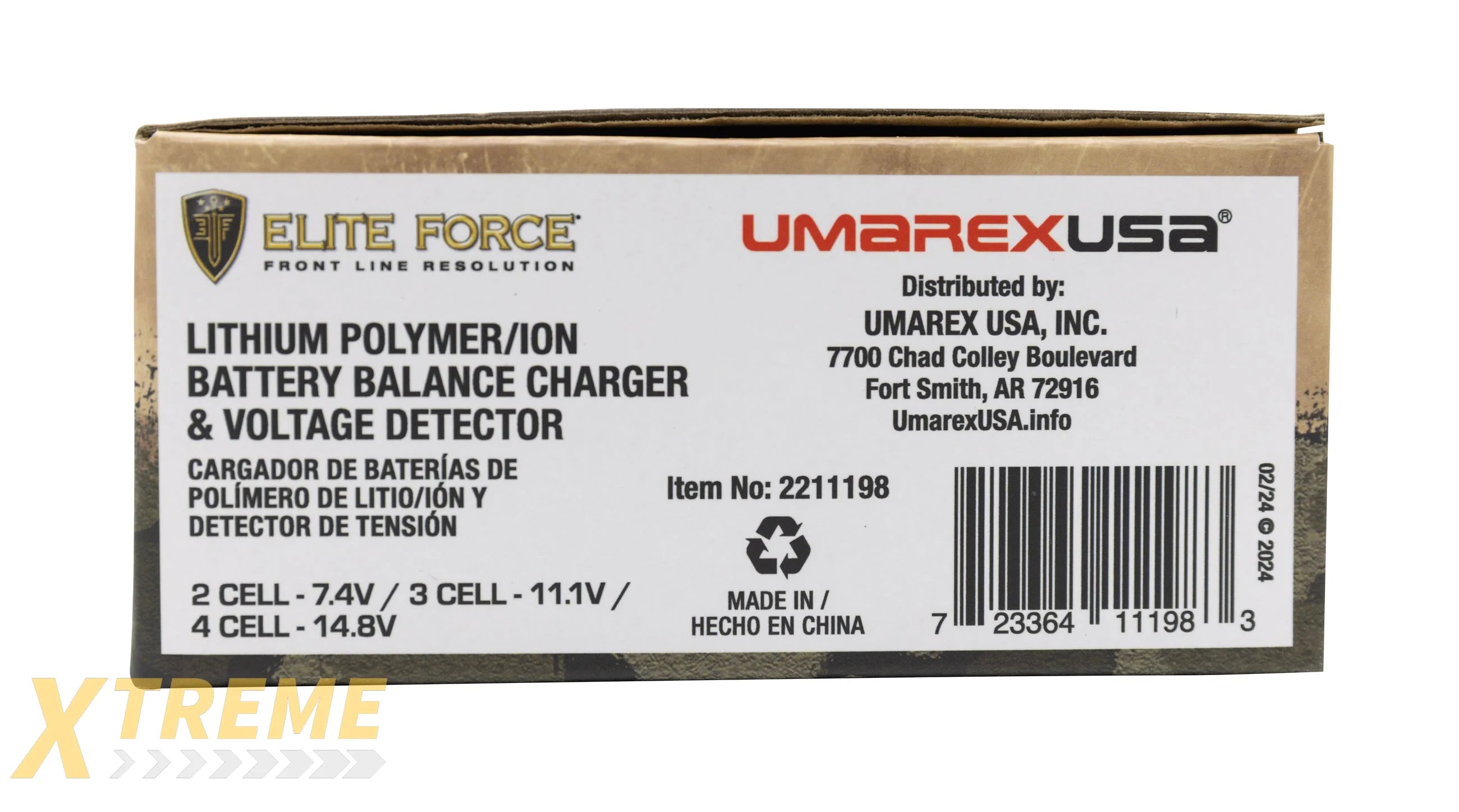 Elite Force 2-4S Li-Poly/Li-Ion Battery Balance Charger & Voltage Detector - Elite Force Consumables
