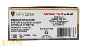 Elite Force 2-4S Li-Poly/Li-Ion Battery Balance Charger & Voltage Detector - Elite Force Consumables