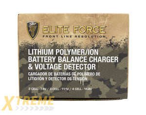 Elite Force 2-4S Li-Poly/Li-Ion Battery Balance Charger & Voltage Detector - Elite Force Consumables