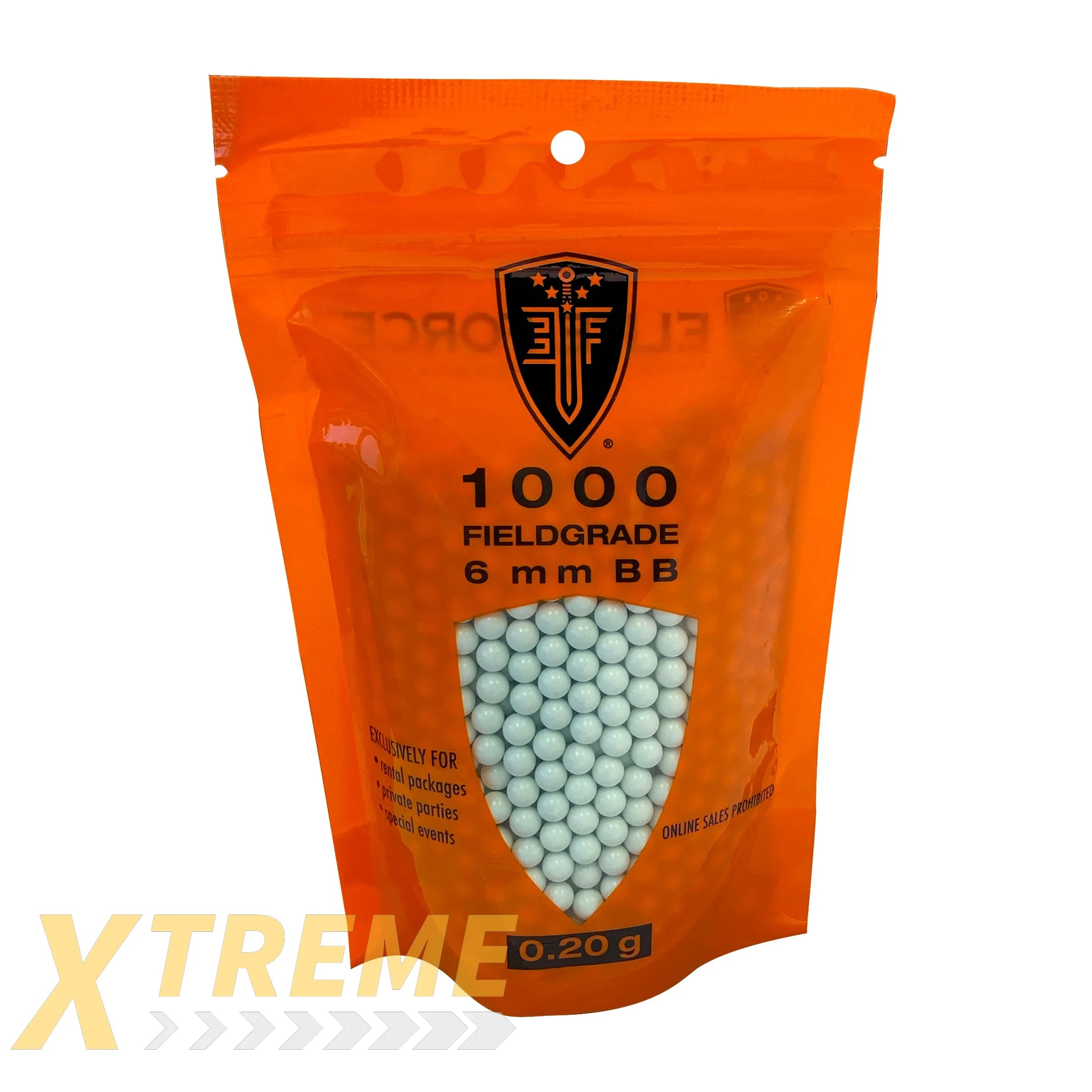 ELITE FORCE FIELD GRADE BBS 20 G 1000CT LT BLUE - Elite Force BBs -(Bottle)
