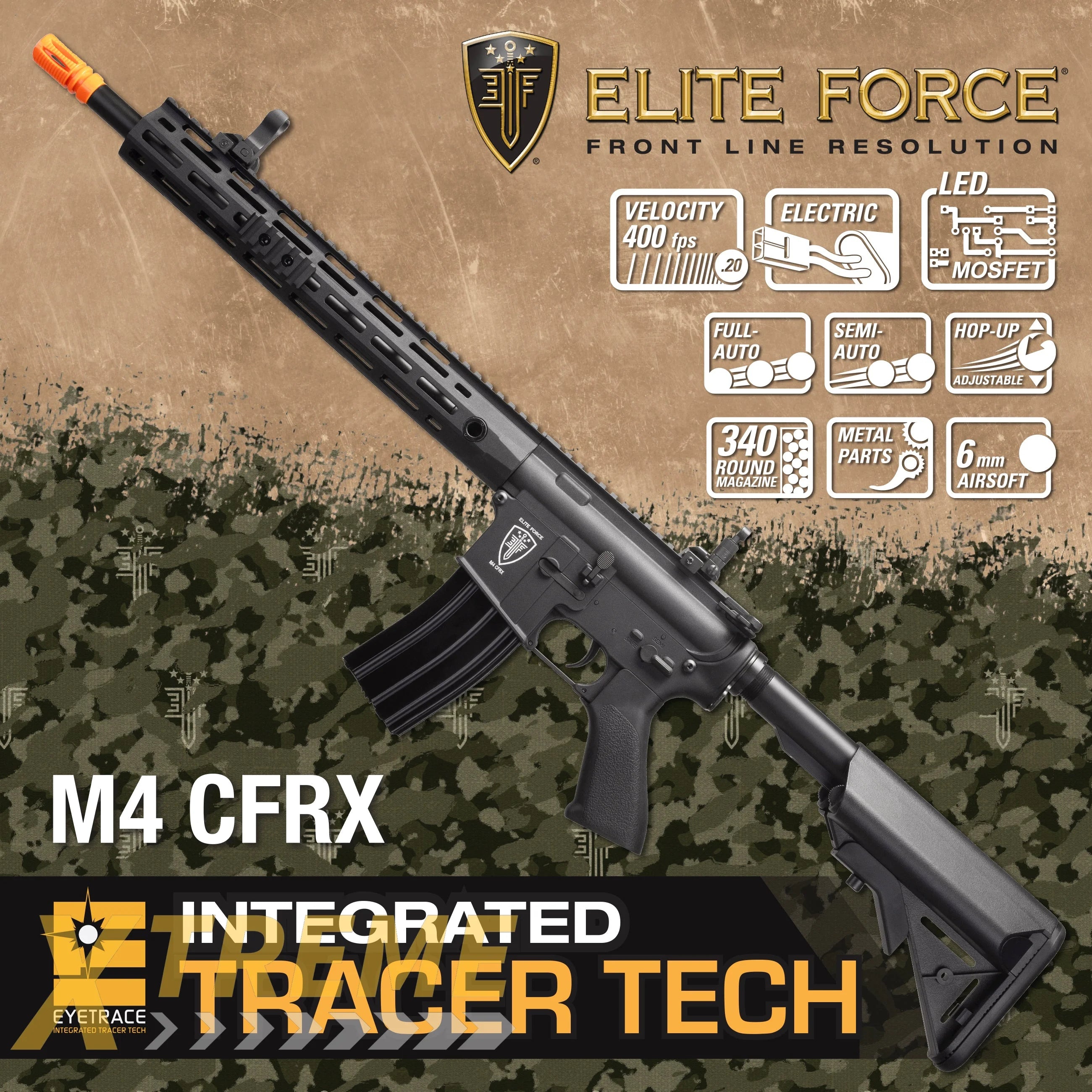 Elite Force M4 CFRX EyeTrace AEG Airsoft Rifle