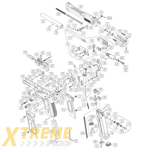 ELITE FORCE MAG REBUILD KIT FOR 2274305 - BERETTA C02 - Pistols