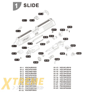 ELITE FORCE REBUILD KIT FOR 2272800 - WALTHER GAS BLOWBACK - Pistols
