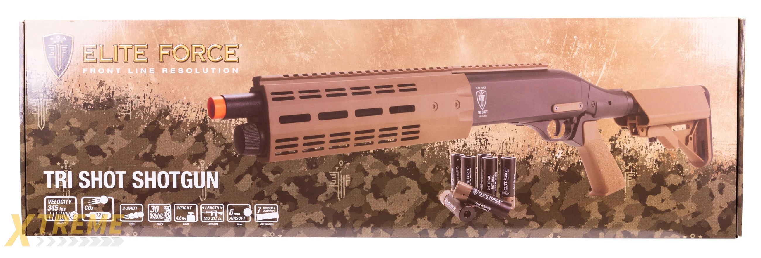 Elite Force Tri-Shot Airsoft CO2 Shotgun