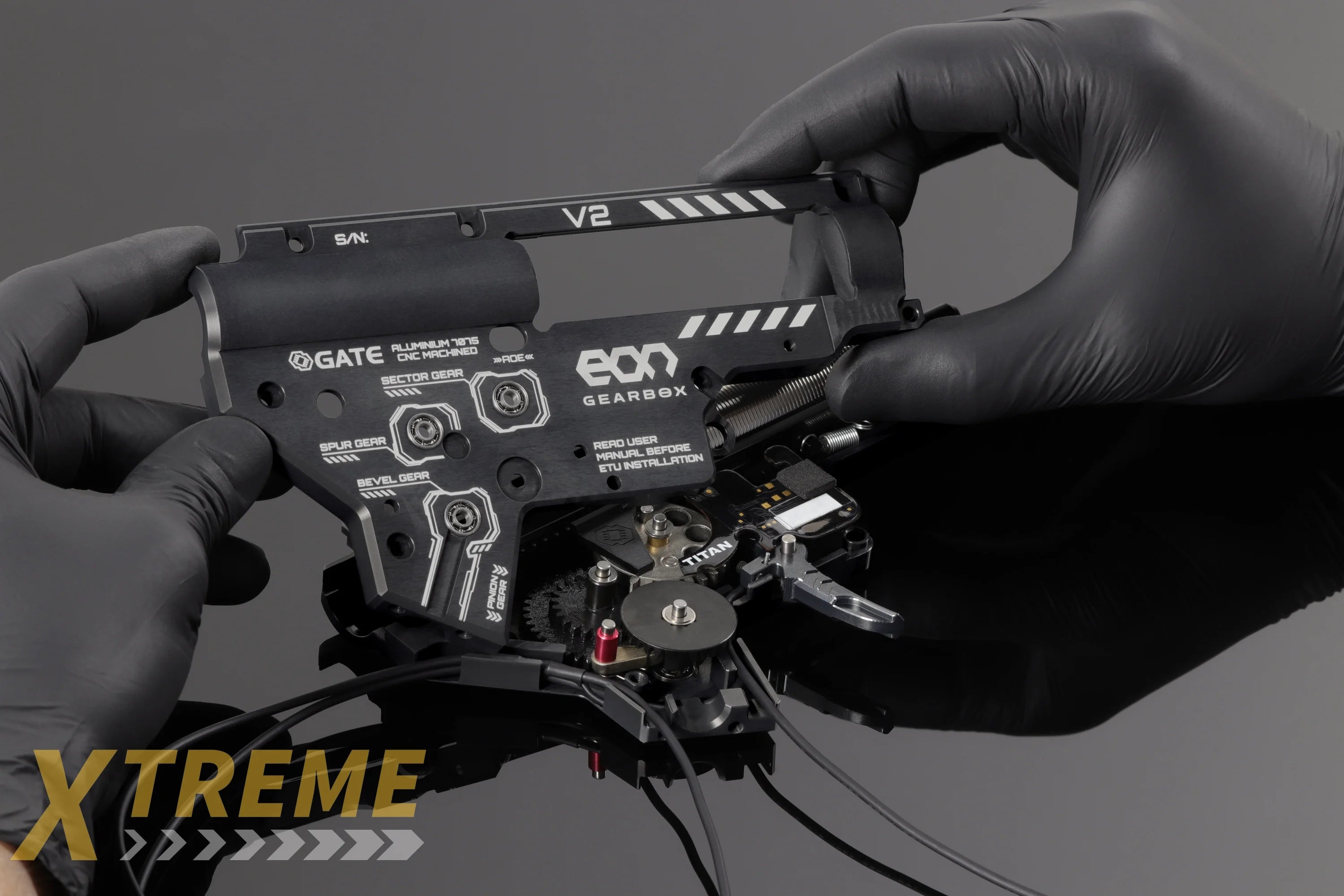 EON Complete V2 Gearbox with TITAN II
Bluetooth® - Full Stroke - 440 FPS / 1.8 J [Front
Wired]