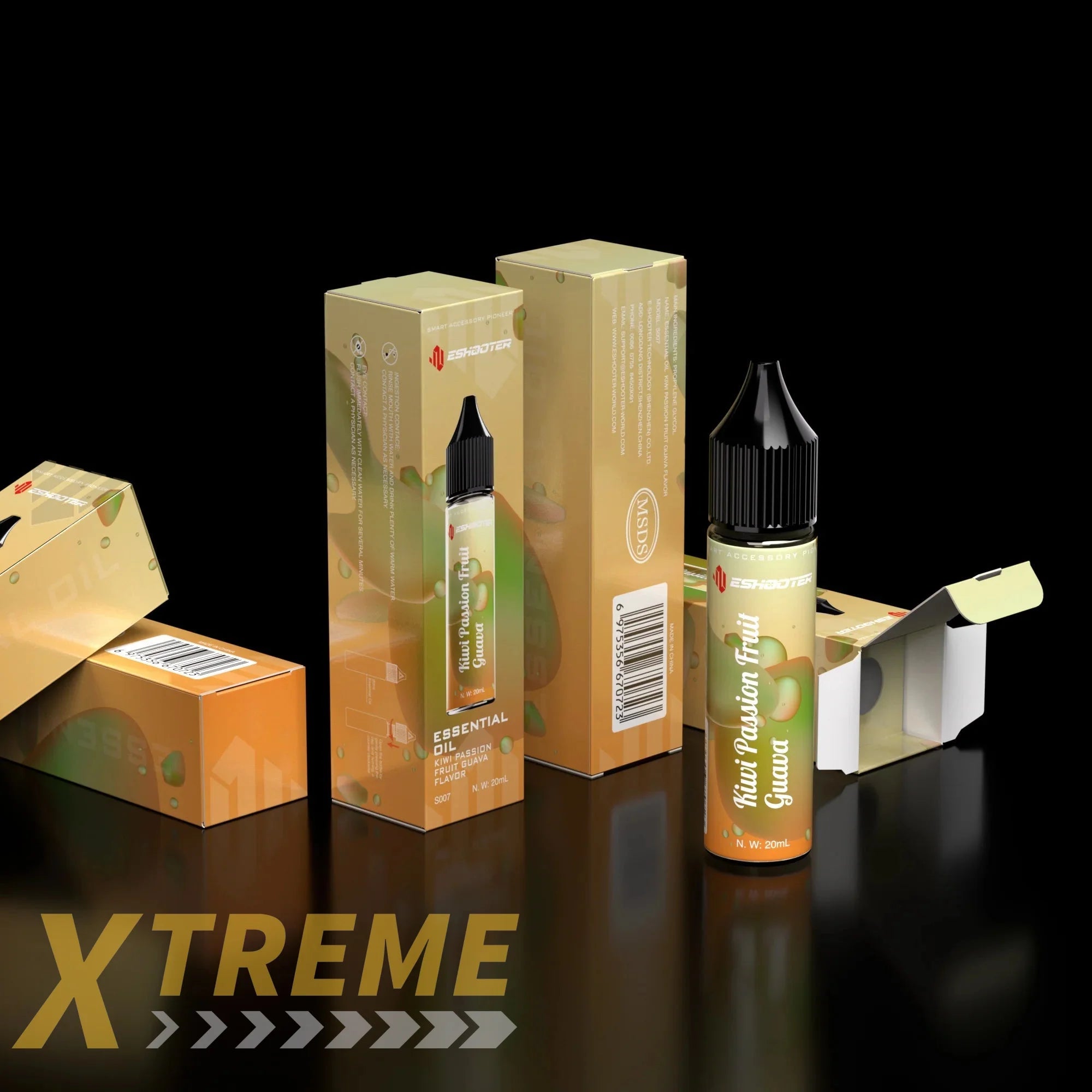 Eshooter Essential Oil for Flare Smoky Tracer Unit Kiwi Passion Fruit Guava