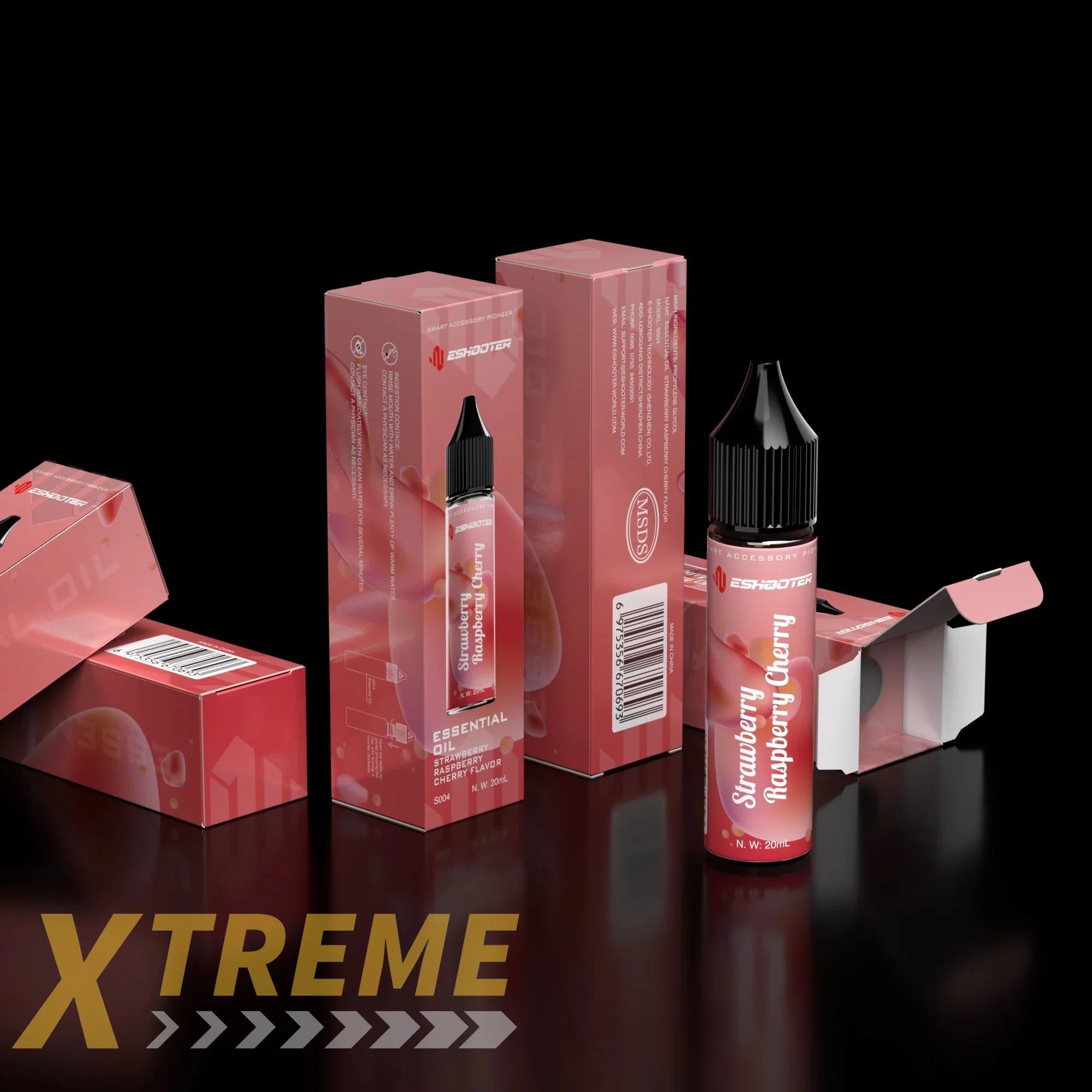 Eshooter Essential Oil for Flare Smoky Tracer Unit Strawberry Raspberry Cherry