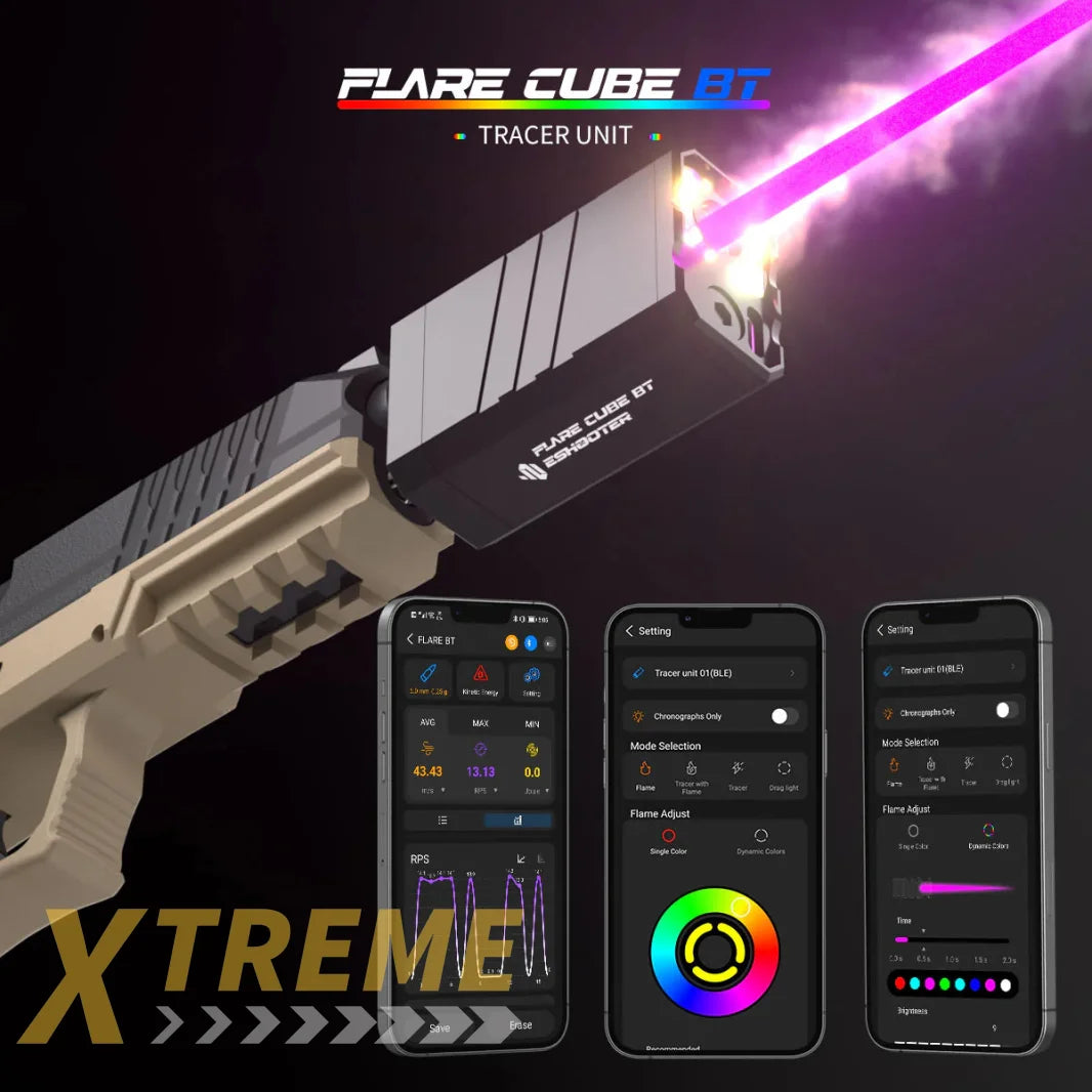 Eshooter Flare Cube BT Tracer Unit