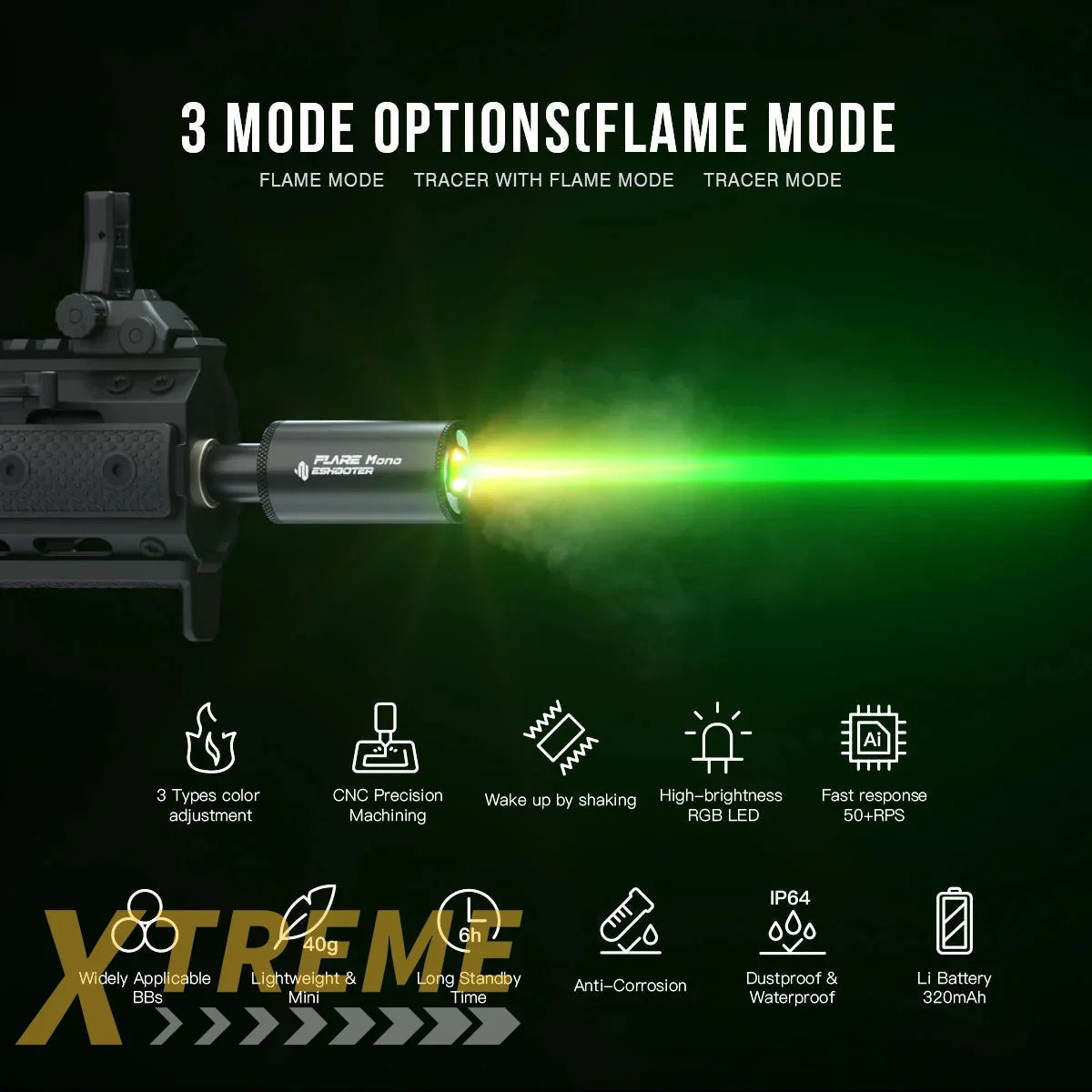 Eshooter Flare Mono Tracer Unit