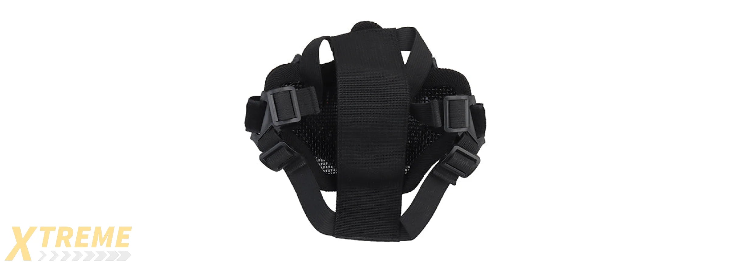 Fangs Mesh Lower Face Mask (Color: Black)