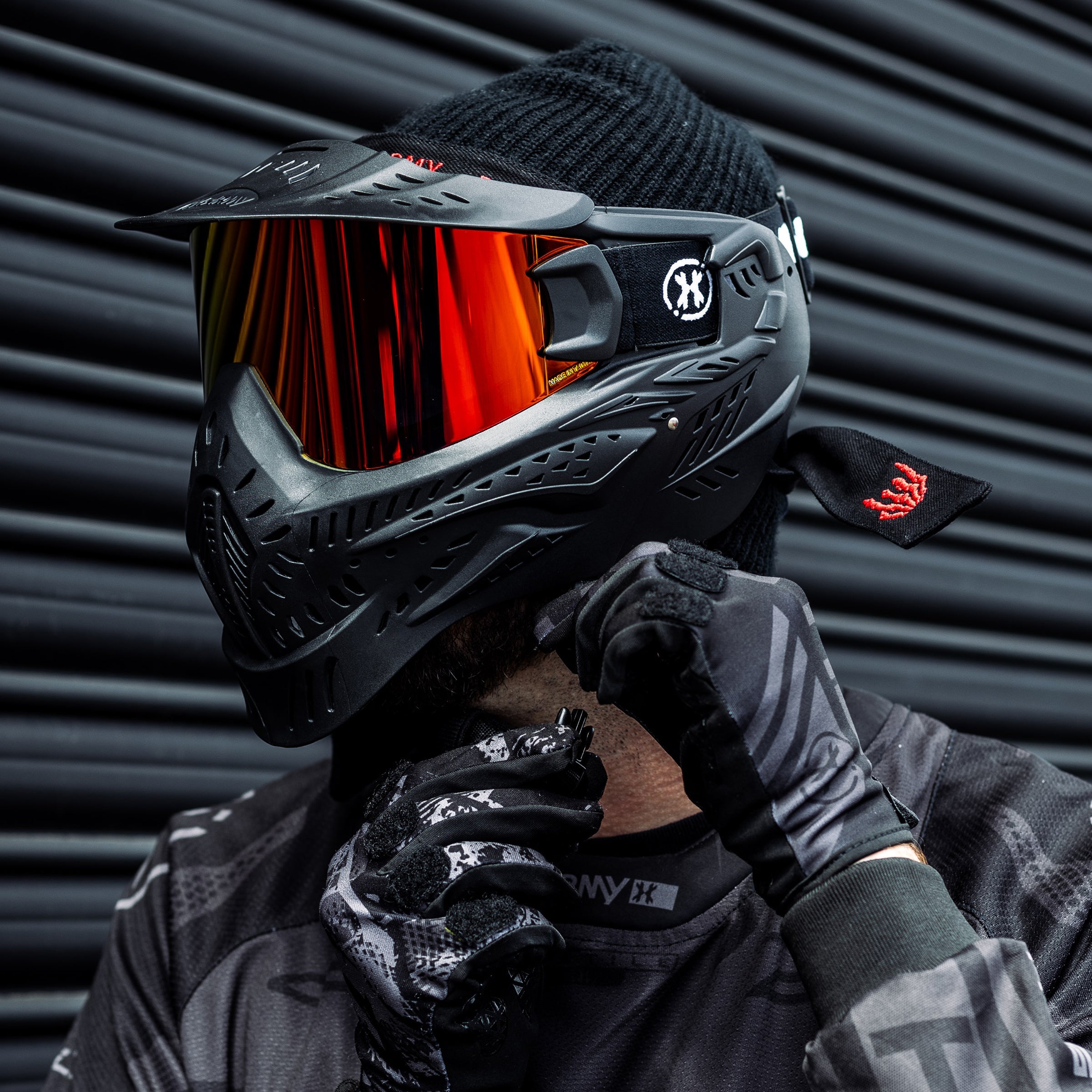 HSTL® Goggle - Black w/ Fire Thermal Lens - XTREME Airsoft Superstore