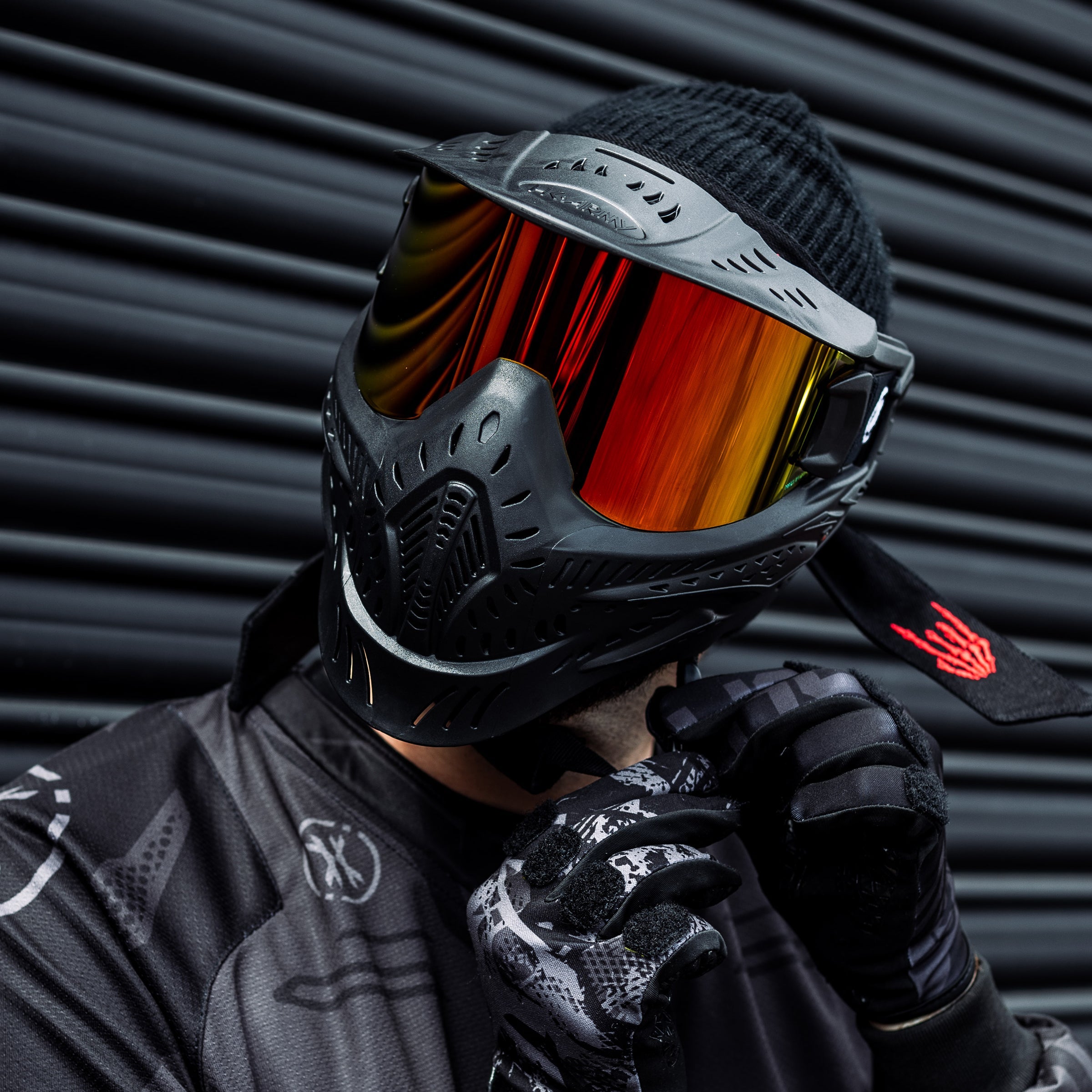 HSTL® Goggle - Black w/ Fire Thermal Lens - XTREME Airsoft Superstore