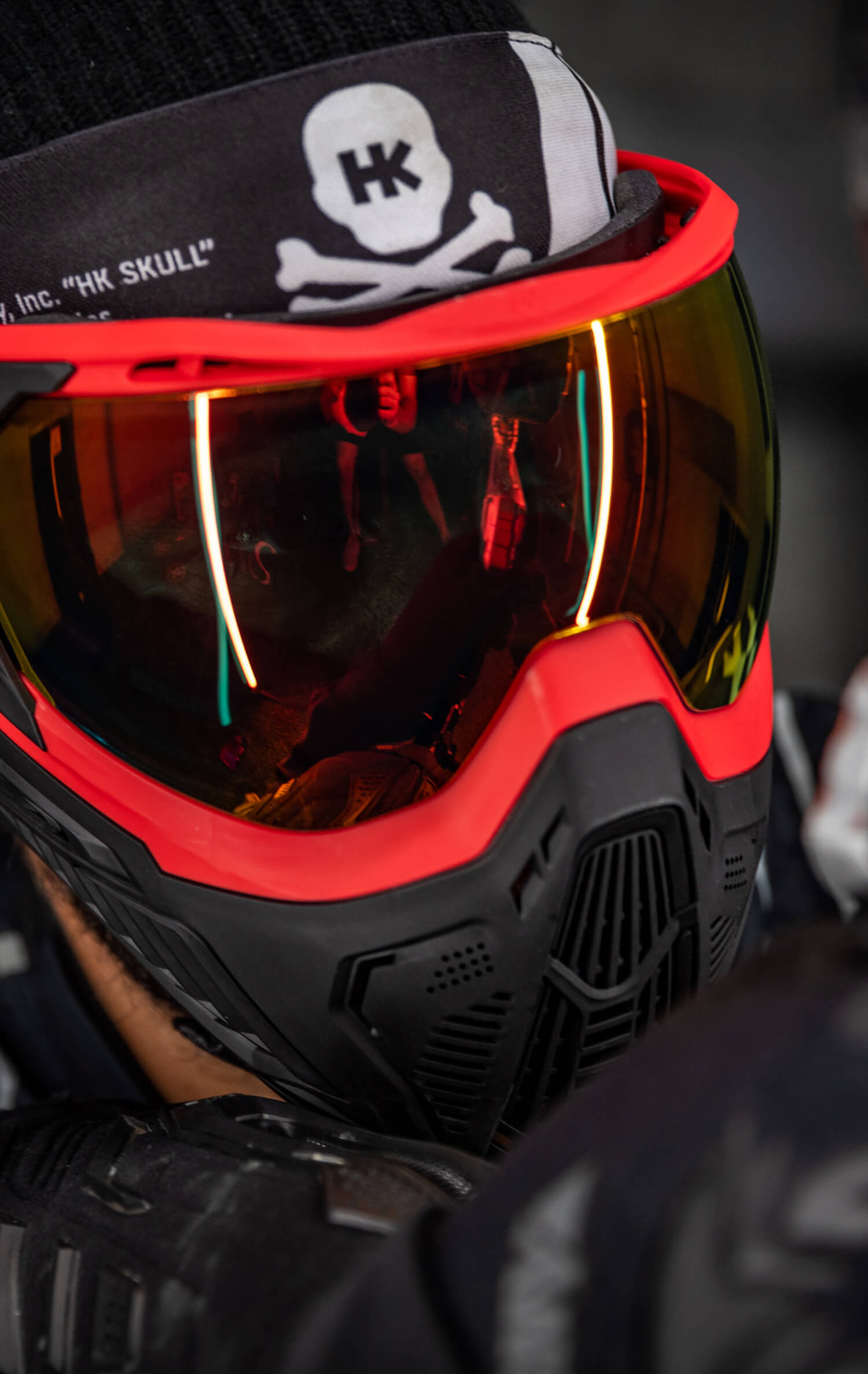 SLR Goggle - Flare (Red/Black) Scorch Lens - XTREME Airsoft Superstore