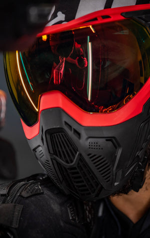 SLR Goggle - Flare (Red/Black) Scorch Lens - XTREME Airsoft Superstore