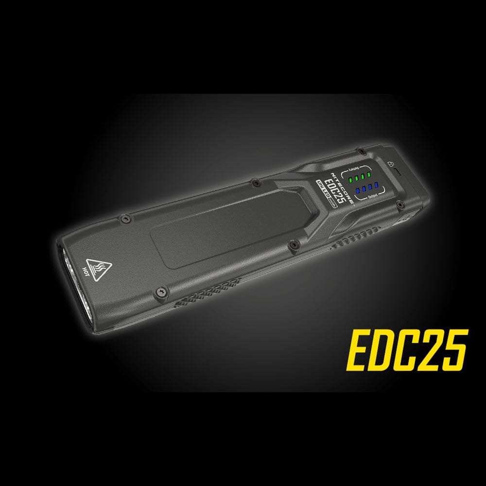 Nitecore EDC25 3000 Lumen USB-C Rechargeable Flat EDC Flashlight - XTREME Airsoft Superstore