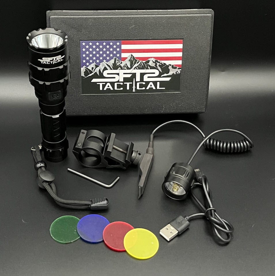 Tactical Multi Color Flashlight - 1600 Lumens - XTREME Airsoft Superstore