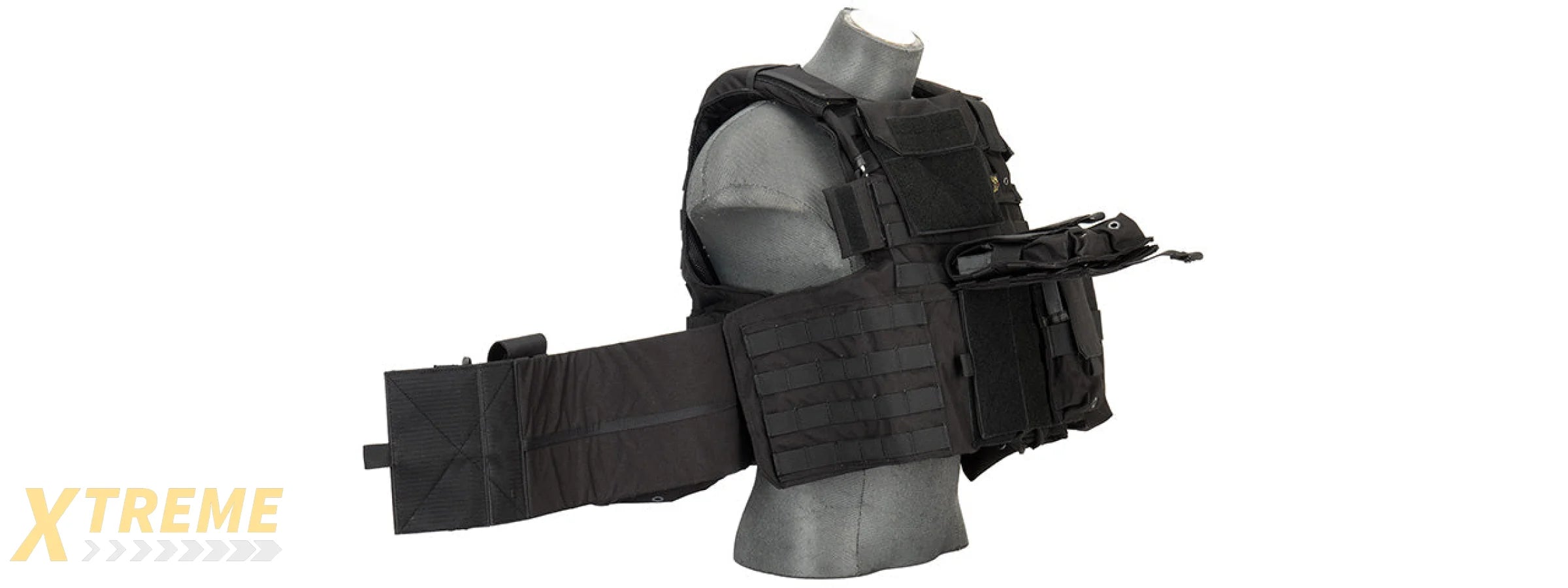 Flyye Industries 1000D Cordura Large Recon Vest w/ 9 Pouches (LRG) BLACK