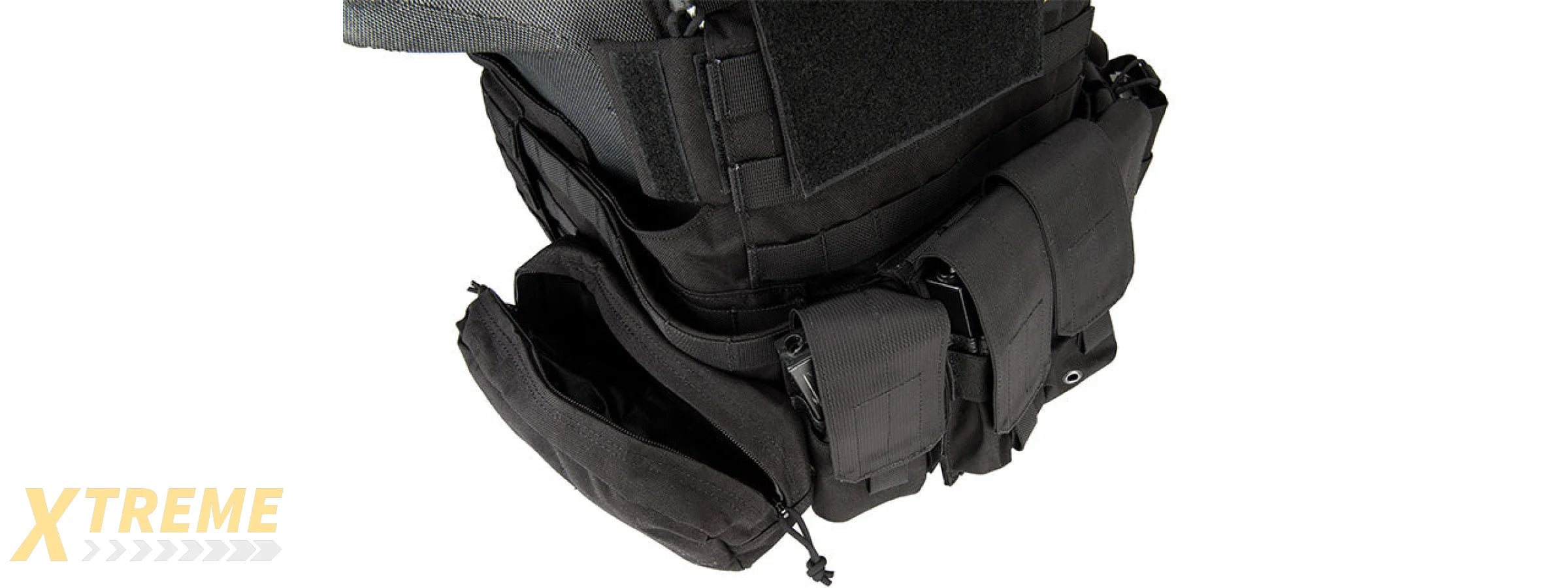 Flyye Industries 1000D Cordura Large Recon Vest w/ 9 Pouches (LRG) BLACK