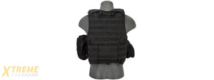 Flyye Industries 1000D Cordura Large Recon Vest w/ 9 Pouches (LRG) BLACK