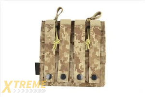 FLYYE INDUSTRIES 1000D MOLLE EV DOUBLE MAGAZINE POUCH (AOR1)