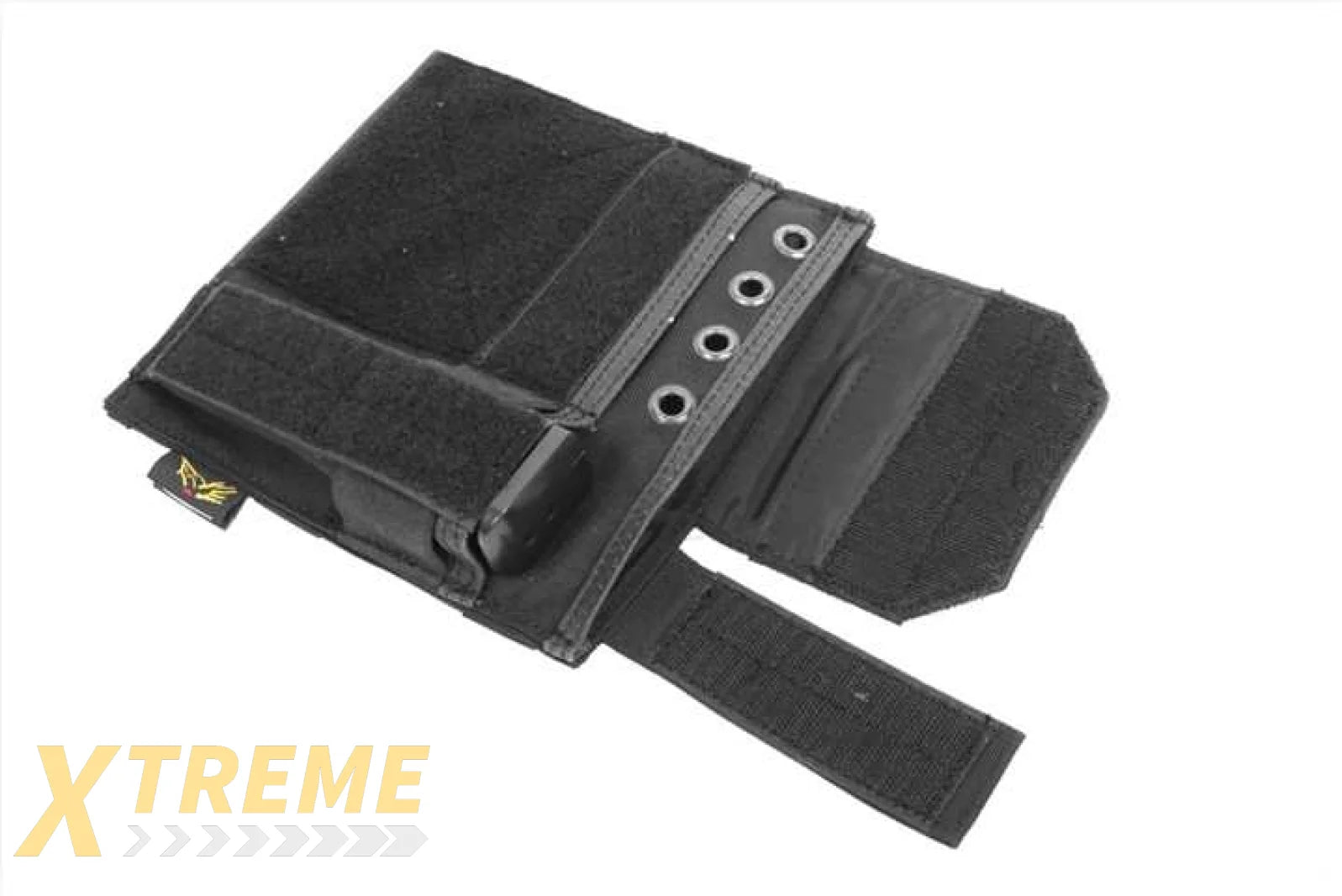 FLYYE INDUSTRIES MOLLE ADMIN PANEL W/ PISTOL MAG POUCH (BLACK)