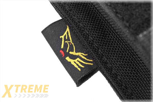 FLYYE INDUSTRIES MOLLE ADMIN PANEL W/ PISTOL MAG POUCH (BLACK)